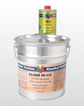 SILADUR 2K-PUR spraying varnish DD-410 Comp.A transparency silky mat 1000ml