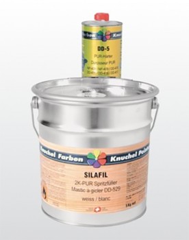 SILAFIL 2K-PUR Spraying filler DD-529 Comp.A 5kg Kat.1 RAL 7004